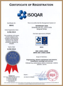 SRPS ISO 14001:2015 – introduced in 2011 SRPS ISO 14001:2015 – uveden 2011.