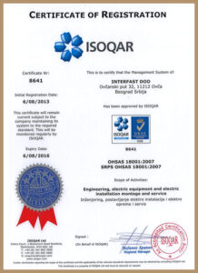 OHSAS 18001:2007 – introduced in 2013 OHSAS 18001:2007 – uveden 2013